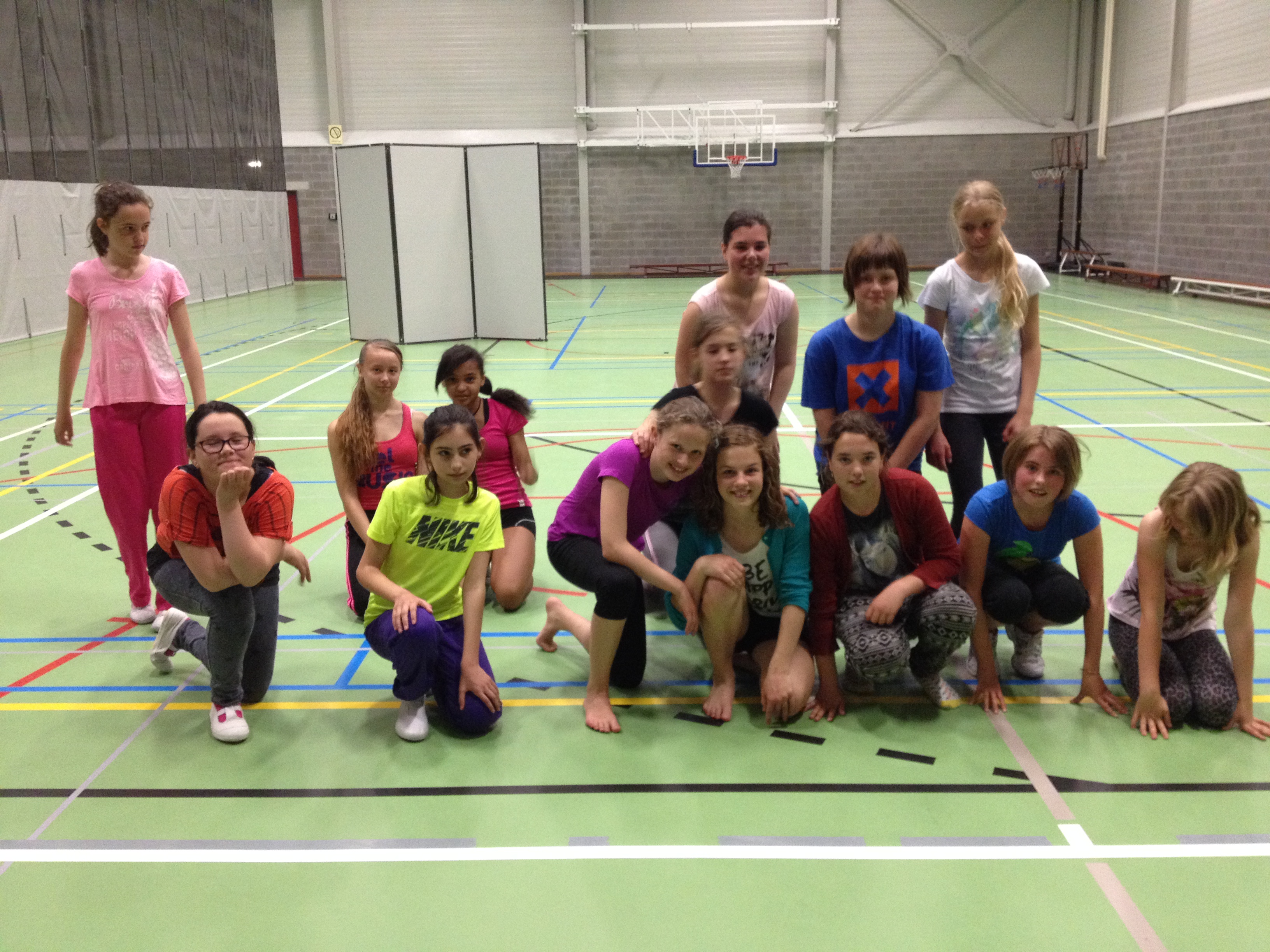 Sportdag groep juf Ann